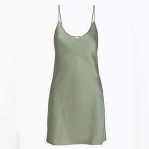 Aritzia Wilfred Mini Only Slip Dress Bitter Sage Green Size Small
